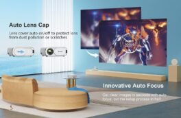 4K-Projector with WiFi 6 and Bluetooth