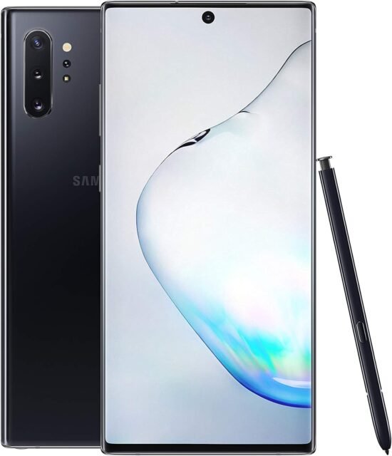 Samsung Galaxy Note 10+ Plus SM-N975F/DS 512GB | 12GB RAM | 6.8'' (GSM Only, No CDMA) Factory Unlocked 4G/LTE Smartphone - International Version (Aura Black)